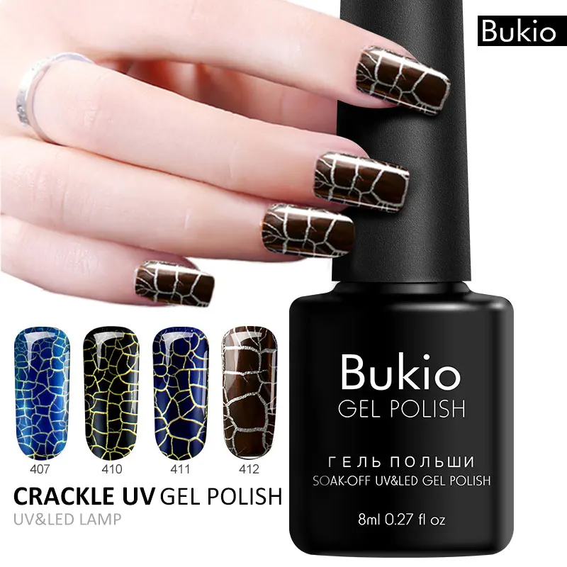 Bukio Gel Paste for Nails Gel Paint for Nail Design Cracking Nail