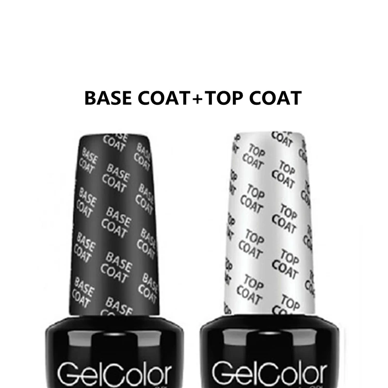 

2018 New Arrival Primer Hybrid Varnish Soak Off UV LED Gel Nail Polish LED Gel Base Coat Top Coat No Wipe Top Set Gellak
