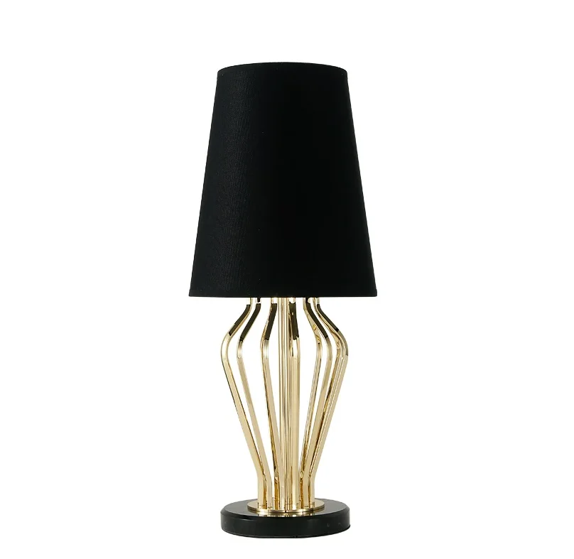 

53.8cm Height Bronzing Metal Table Lamp with Marble Base
