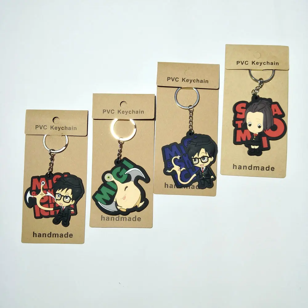 

Parasitic Kiseijuu Hot Anime migi Anime Key Chain PVC Figure Keyring cute Toys Keychain Keyholder Birthday Gift NEW