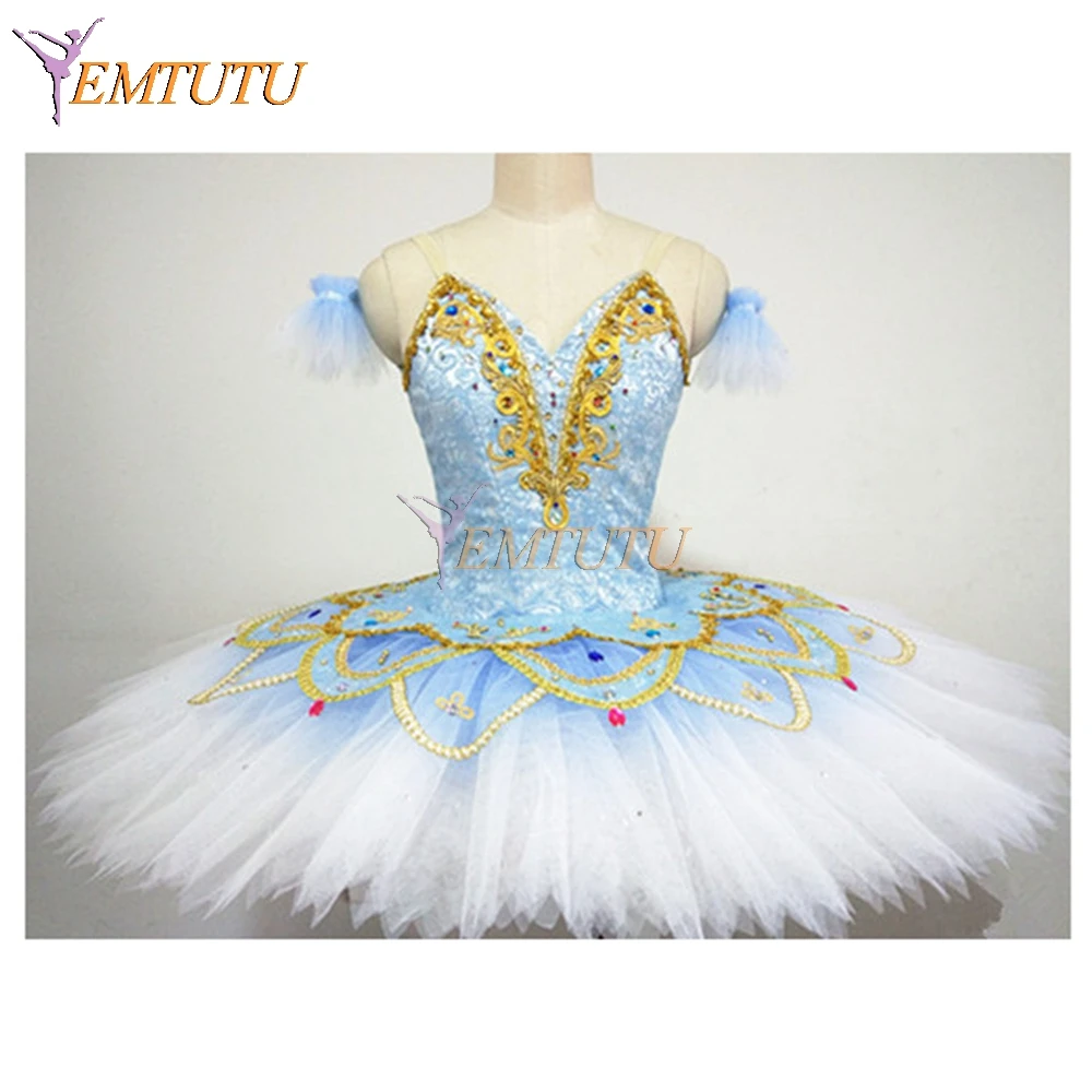 Us 598 0 Women Blue Bird Professional Ballet Tutu Classical Ballet Tutus Blue Sleeping Beauty Performance Ballet Stage Costume Dress Ballet Tutu