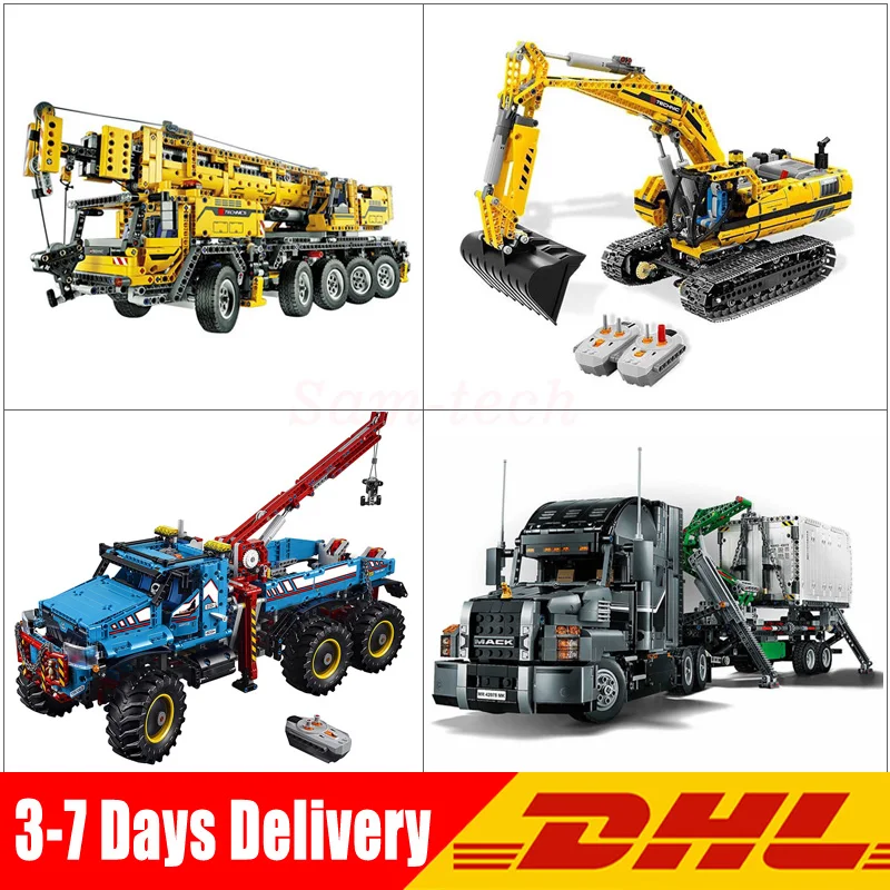 

Wowpa 20004 20007 20056 6X6 Remote Control Truck 20076 Technic Set Compatible Legoingly 42009 8043 42070 42078 Blocks Bricks