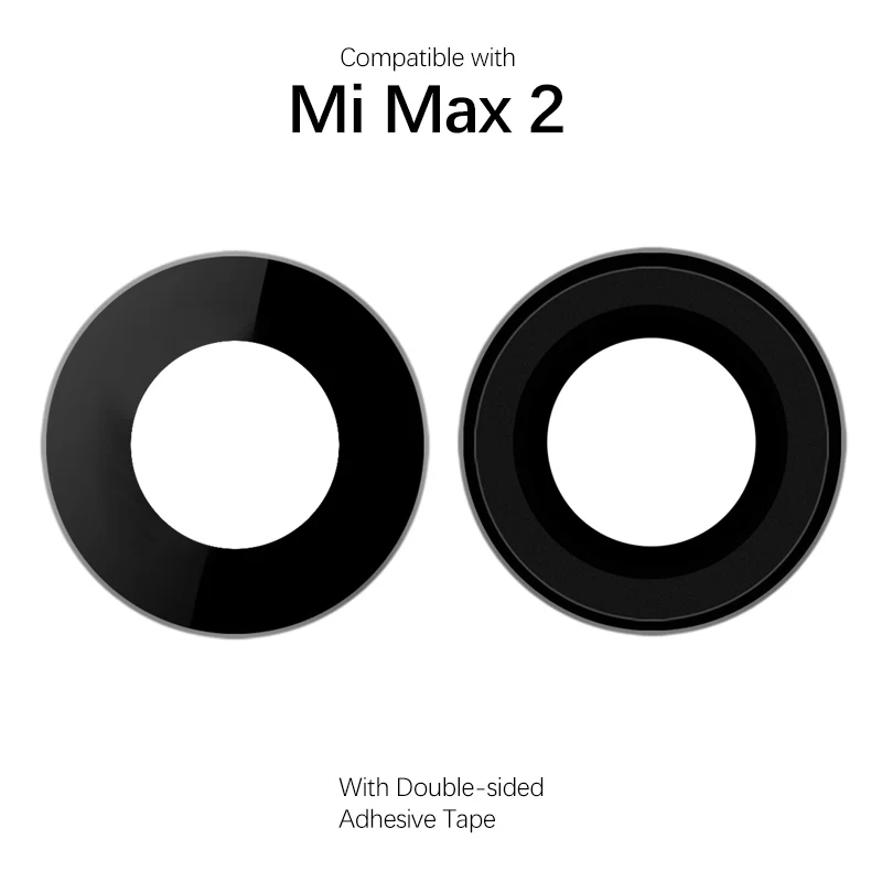 Объектив для задней камеры для Xiaomi Mi Max 2, линзы для задней камеры для Xiaomi Mi Max 1 3, запасные части с клейкой лентой