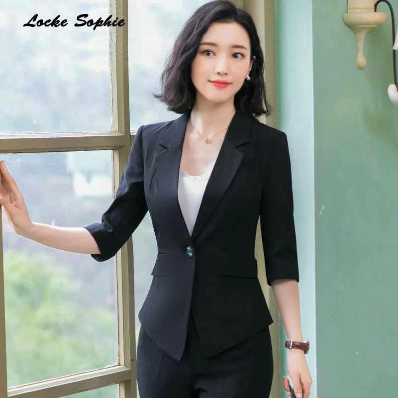 Women's Plus size Blazers coats 2019 Autumn cotton Splicing Single button Small Suits jackets ladies Skinny Blazers Suits coats Women's Plus size Blazers coats 2019 Autumn cotton Splicing Single button Small Suits jackets ladies Skinny Blazers Suits coats