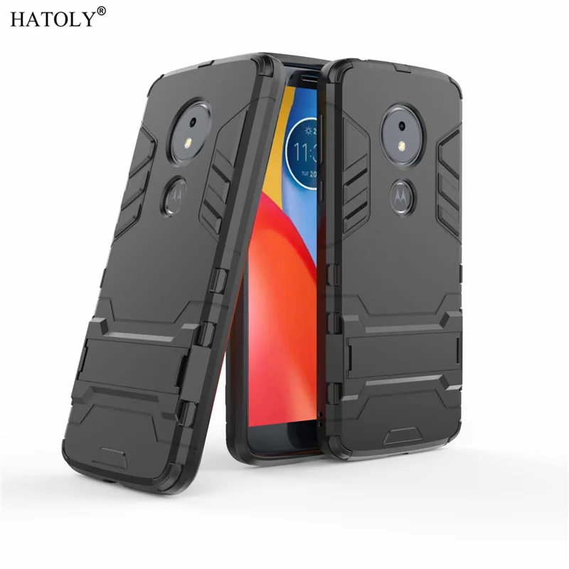 Чехол HATOLY для Motorola Moto E5 противоударный силиконовый чехол на заднюю панель