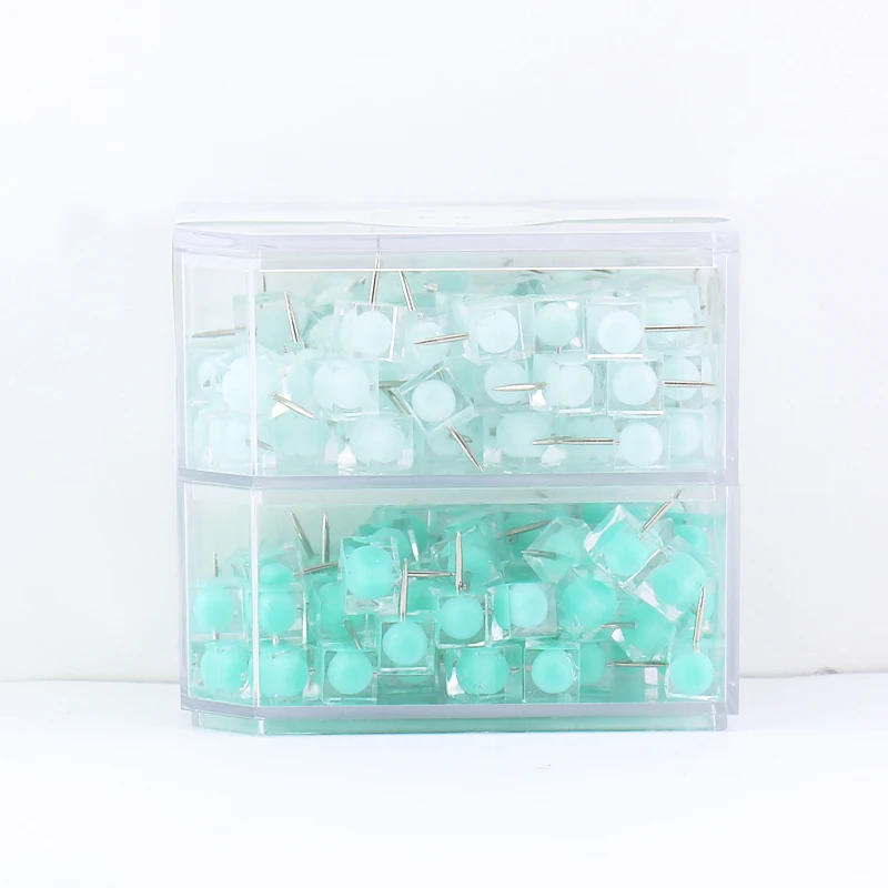 Ball Head Pin jelly Thumb Tacks Marcaron Color Push Pins 80 pcs/box For Cork Board Decorative H0224 push pins