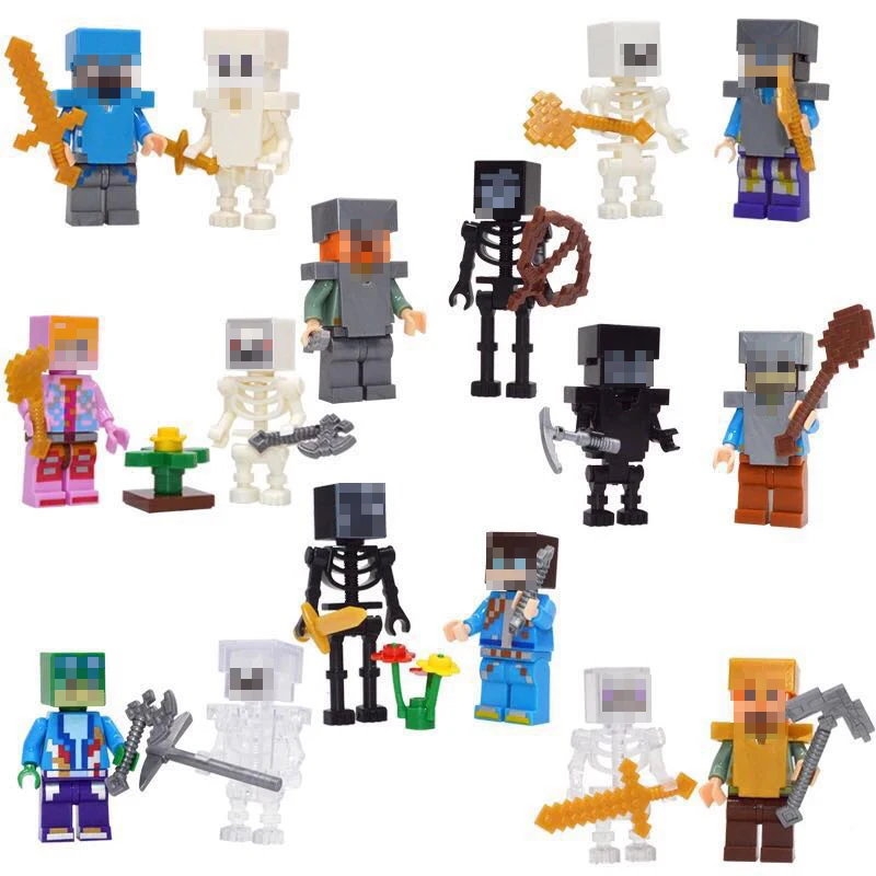 minecraft figurine set