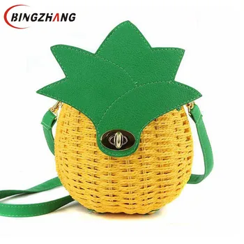 

Special Pineapple Fashion Design Women Handbag Good Quality Female Tote Lady Clutches Women Messenger Bags Women Bag L4-3070