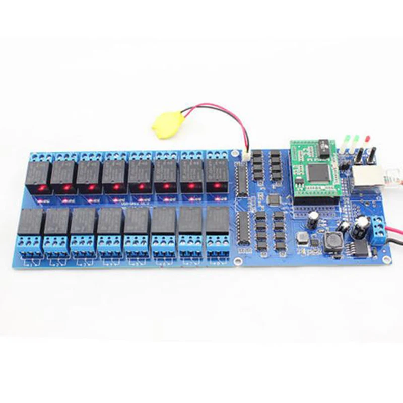 USR-R16-T, промышленная сеть WAN, релейная плата, 16 каналов, пульт дистанционного управления, модуль переключателя, функция таймера, TCP, IP, LAN, Interface q058