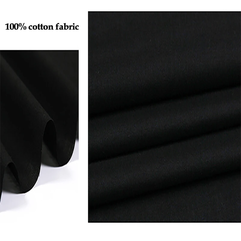 150cm100cmBigdealcottonfabricpureblacksilkmaterialfordress