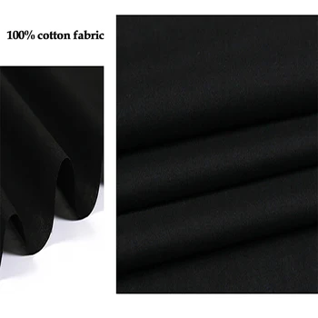 

150cm*100cm Big deal! cotton fabric pure black silk material for dress lining cotton tissue lightweight soft linings