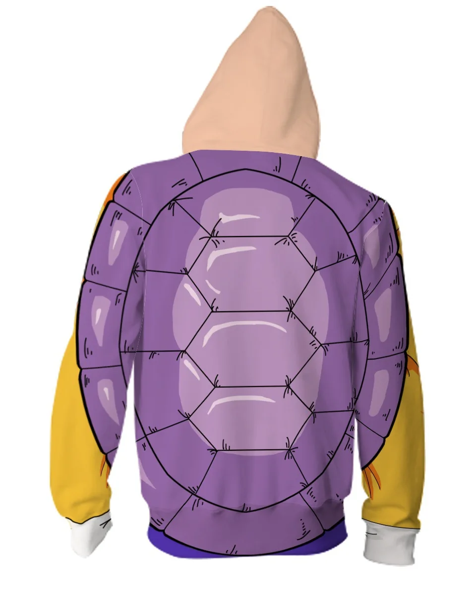 Супер костюм Dragon Ball Vegeta/Son толстовки с Гоку косплей Осень Мужчины и женщины аниме 3D печать куртка с капюшоном свитер
