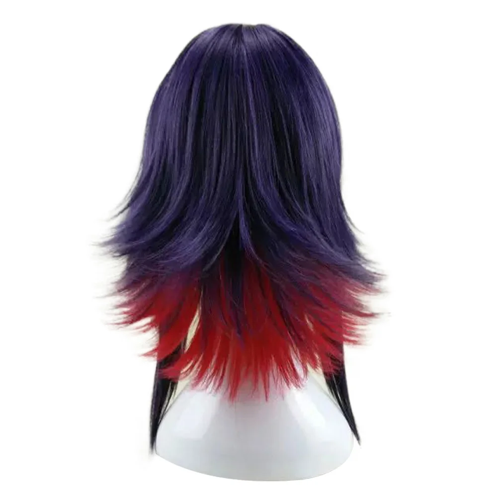 Парик для косплея HAIRJOY Синтетические прямые волосы фиолетового синего красного