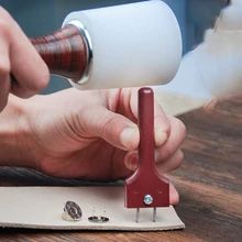Регулируемая вилка и выдвижным встроенным пробойником для сигар, DIY кожа ручной работы-крафт-инструменты