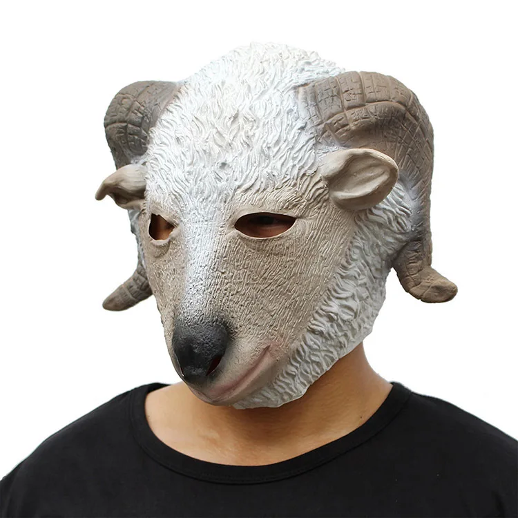 Halloween Supplies Masquerade Mask Cartoon Mask Animal Masks COS Sheep