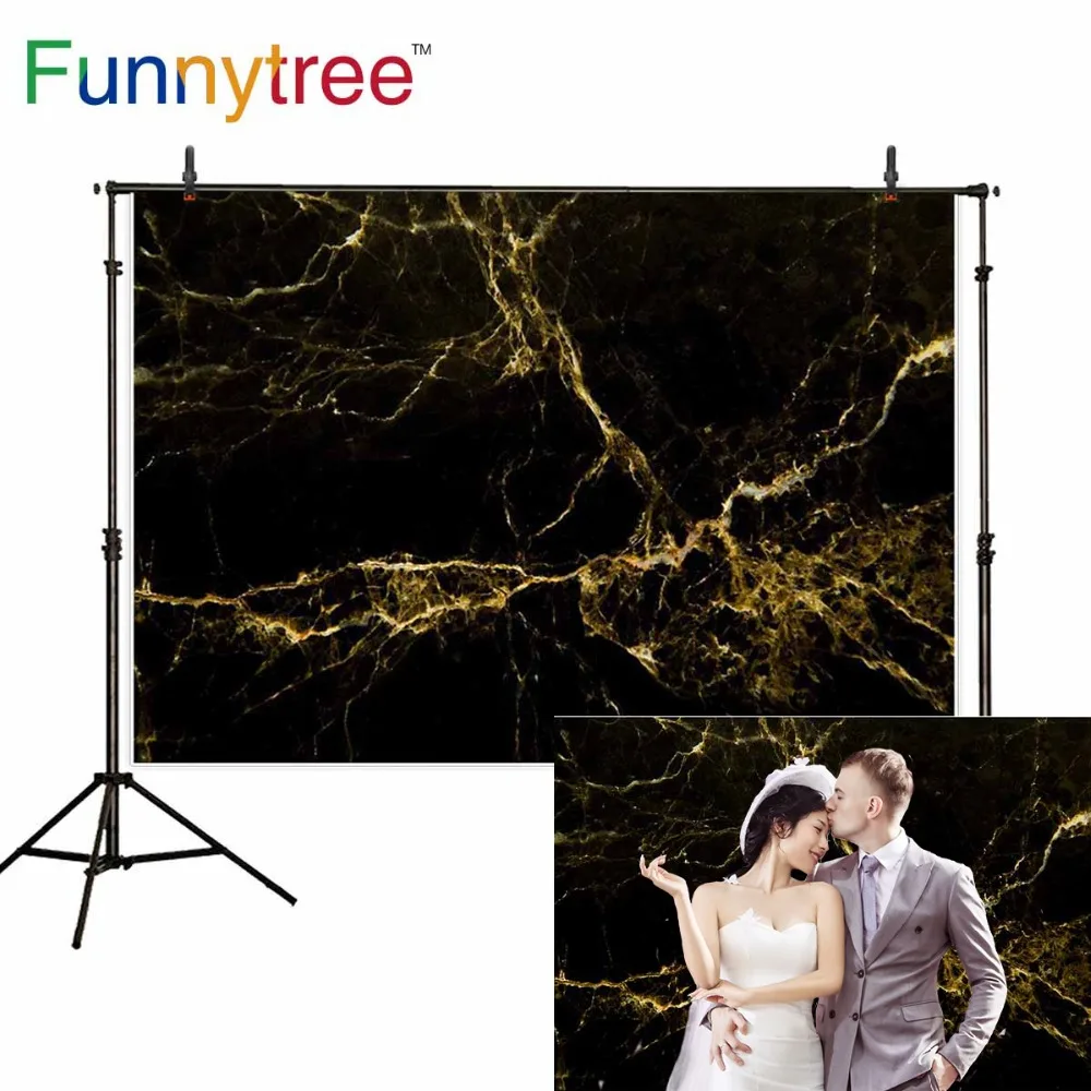 Фотофон Funnytree для еды маленького размера виниловый винтажный мраморный фон дня