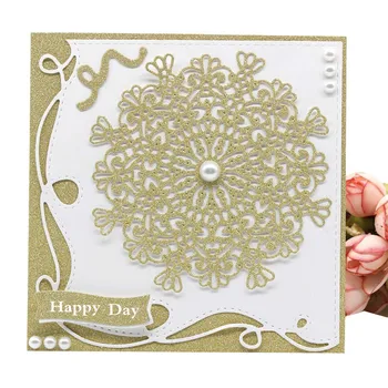 

KLJUYP Flower Doily Metal Cutting Dies Scrapbook Paper Craft Decoration dies scrapbooking
