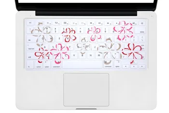 

Beautiful Flowers Rose Series Keyboard Cover Keypad Skin Protector For Apple Mac Macbook Pro 13 15 17 Air 13 Retina 13 US layout