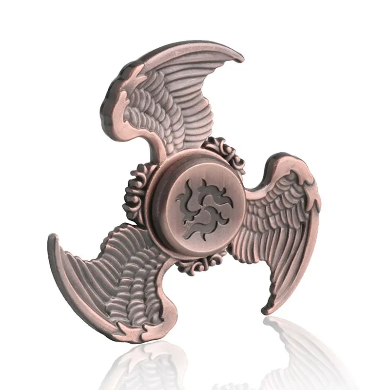 

Three wings flying eagle copper Fidget Spinner EDC Hand Spinners Autism ADHD Kids Christmas Gifts Metal Finger Toys Spinners