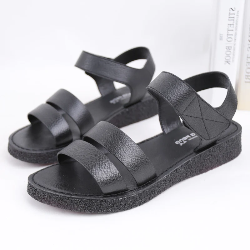 SHUANGFENG Brand New Women Sandals 2018 Summer Women's Shoes Woman Open toe Genuine Leather 