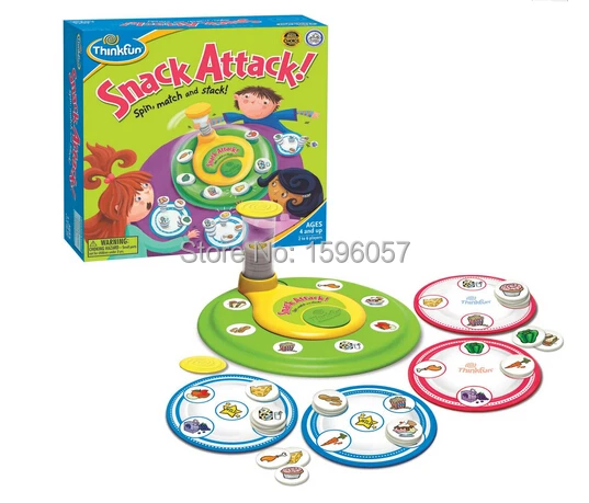 Snack Attack Board Matching Stacking Game Educational Toy for Kids | Спорт и развлечения