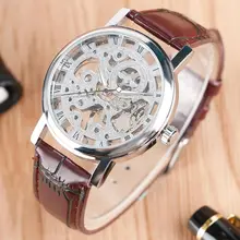 WINNER Men's Watch Top Brand Luxury Mechanical Watch Men Transparent Skeleton Leather Sports Clock Male Wristwatch saat erkekler WINNER Men's Watch Top Brand Luxury Mechanical Watch Men Transparent Skeleton Leather Sports Clock Male Wristwatch saat erkekler