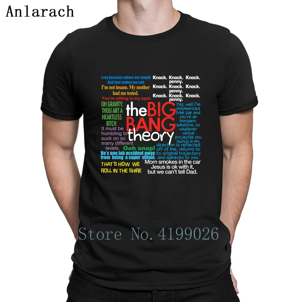 Футболка The Big Bang Theorys забавные оригинальные Забавные футболки с принтом