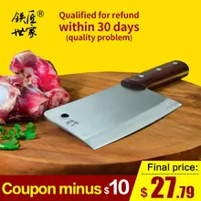 chef chopping knife stainless steel kitchen knives butcher knife chinese handmade bone knife ножи для кухни
