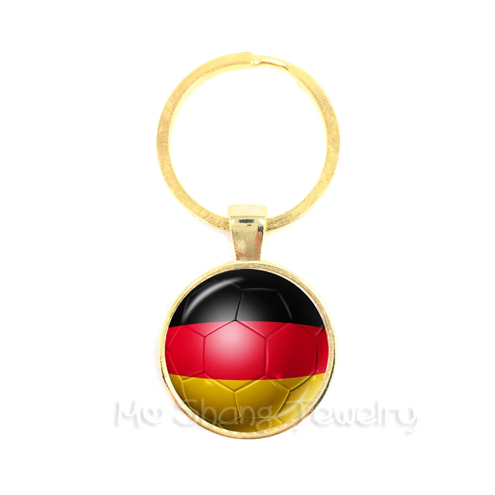 Titan брелок-чашка Германия/Дания/Бельгия/Польша/исландский Национальный флаг футбольный узор брелок забавные подарки