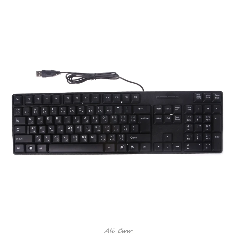 

Arabic/ English Silent Keyboard Waterproof Office Keyboard for Windows Computer professional gaming sensation A815