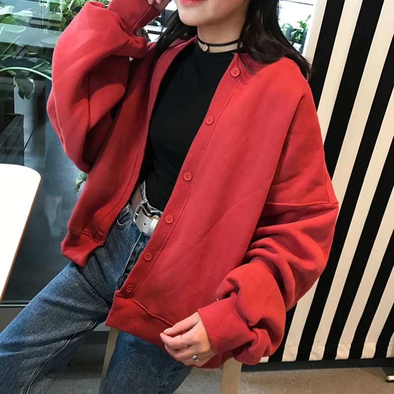 Harajuku пальто Фонари рукава Свободные пиджаки и куртки женская одежда 2018 Новые