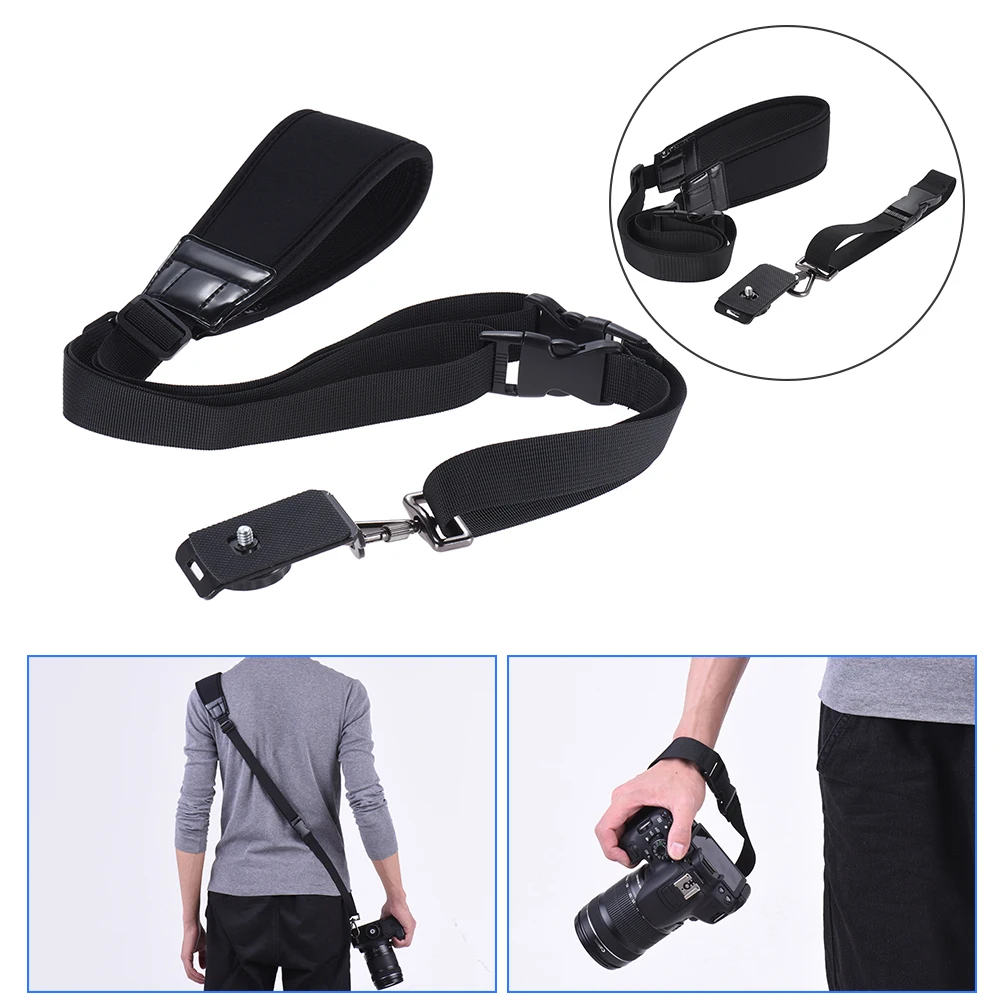 

Quick Release Camera Shoulder Sling for Canon Black Wrist Strap Neck Nikon Sony DSLR ILDC DV Outdoor Photographic Accessories