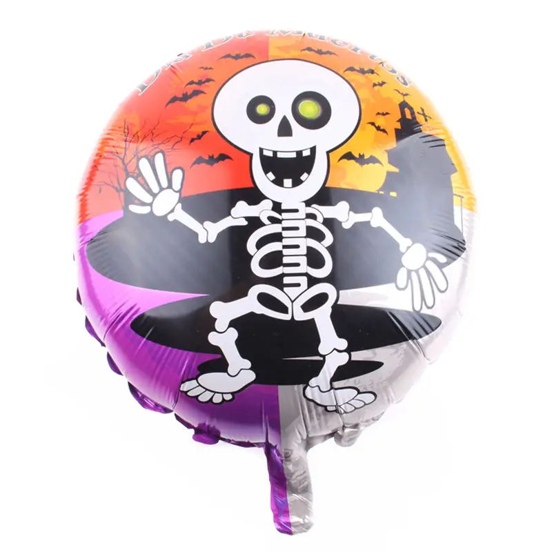 TSZWJ F-035 Бесплатная доставка Новинка Хэллоуин скелет алюминиевый шар праздничная