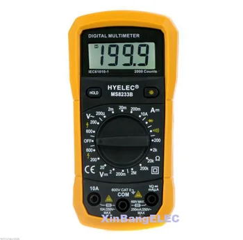 

Professional Digital Multimeter Ammeter LCR Meter Multi Function Mini Digital Multitester / Back Light 2000 Counts