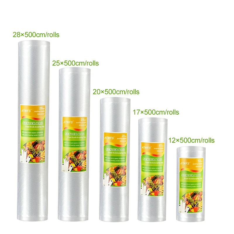 Vacuum Sealer Food Storage Bags 3-5 Rolls #2