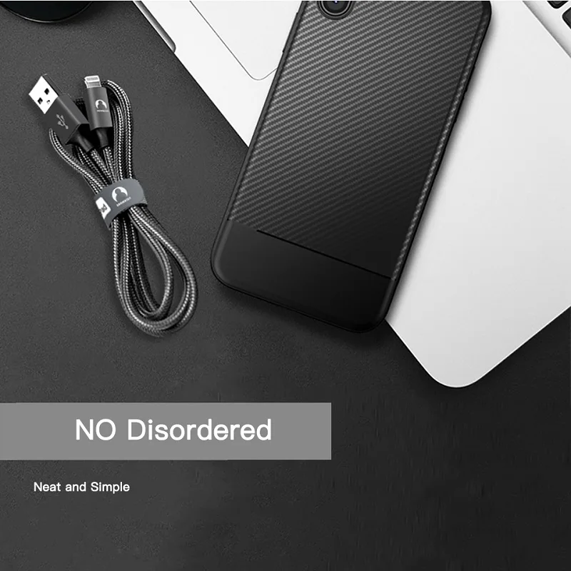 Кабель Snowkids 2 шт. м для iPhone X 8 7 6 5 XR XsMax iPad 8pins Lightning USB кабель поддержка до iOS12|cable for|mfi