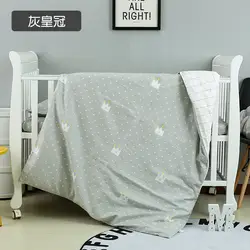 Хорошее качество милый корона простыни натуральный хлопок детская кроватка комплект Детские кроватки мягкие, одеяло/простыни/подушки
