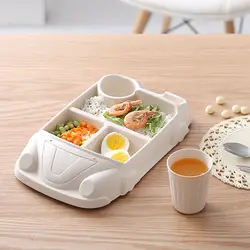 YINUO новый экологически чистый детская тарелка разложению посуда дежой Еда блюдо посуда Плиты Набор Посуды