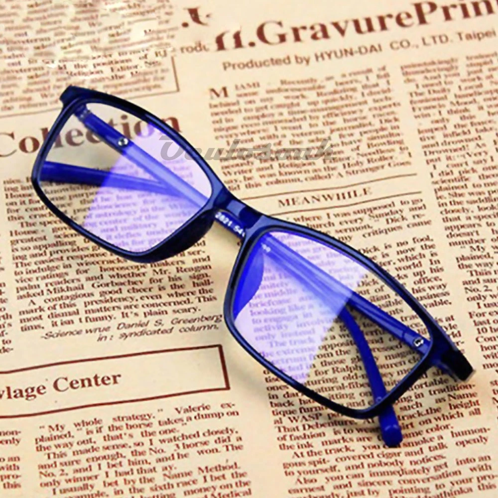 

Anti Light Glasses Ray Blue Fashion Anti Blue Fatigue Protection Blocking Goggles Eye Square Radiation Computer 2019 New