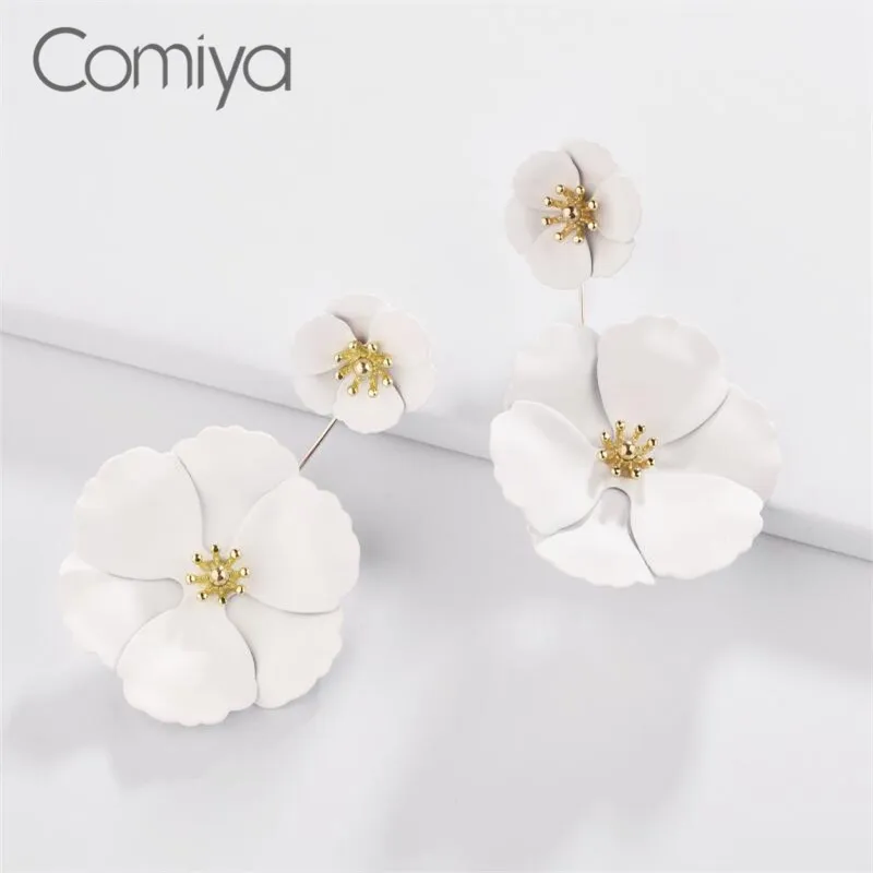 Женские серьги капельки Comiya элегантные винтажные пластиковые ручной работы с