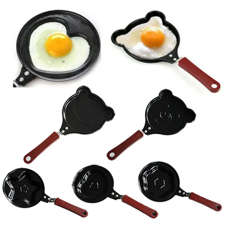 Cute 5 Cartoon Pattern Mini Non Stick Breakfast Omelette Pan Pancake