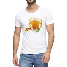 Новинка, мужская повседневная футболка для серфинга с принтом Октоберфест, удобные футболки с короткими рукавами, быстросохнущая Футболка camiseta surf 30J22