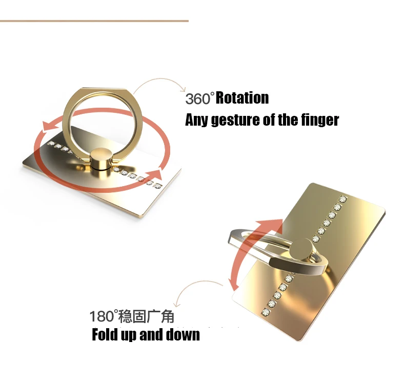 Роскошные парные модели 360 градусов металлический палец кольцо держатель для iPhone Xs 8 samsung S9 S8 мобильный телефон палец держатель планшеты разъем