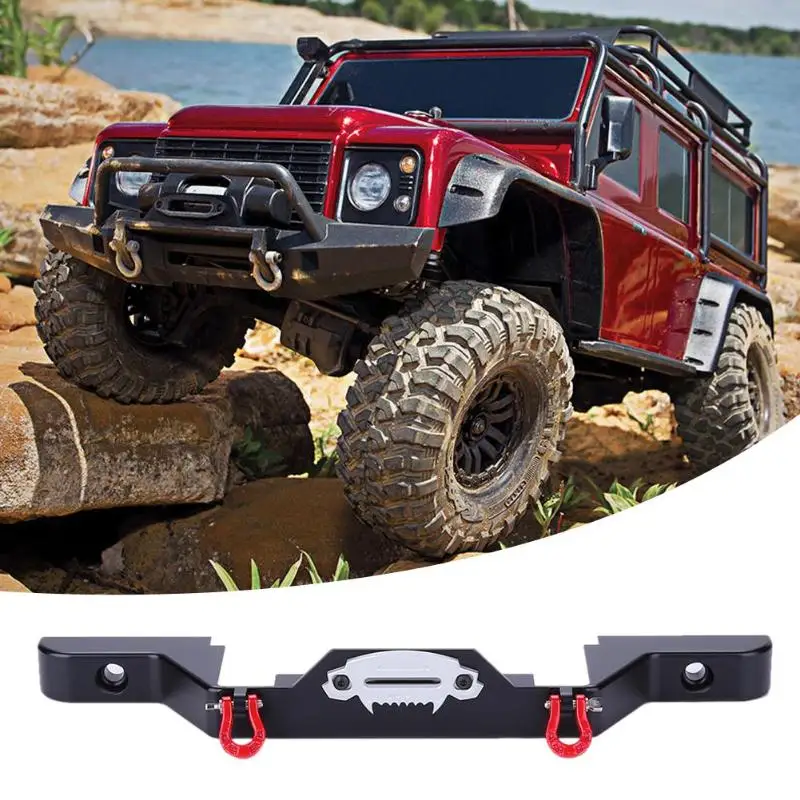 Передний бампер с 2 шт. огнями для TRX 4 Rc4wd Axial scx10 игрушечный альпинистский