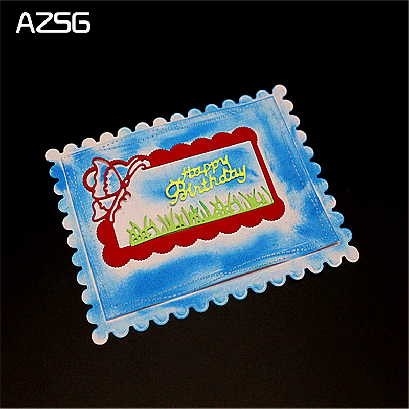 

AZSG Semicircular Border Metal Cutting Dies for DIY Scrapbooking Photo Album Decoretive DIY Paper Card Embossing Stencial