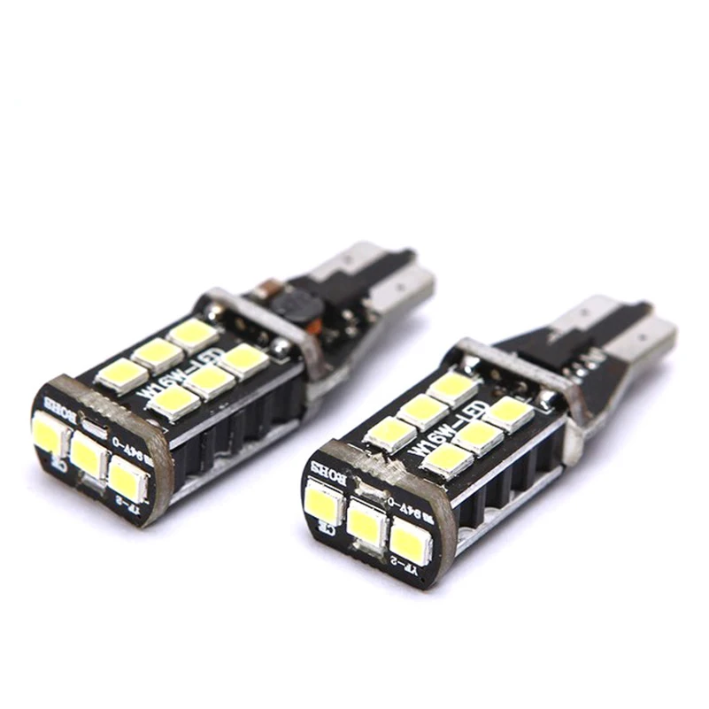 2X Canbus T15 W16W 2835 SMD 15 Светодиодный 15 Вт автомобильный резервный Реверсивный светильник с высокой остановкой, белая задняя лампа для Toyota Corolla Camry Prado