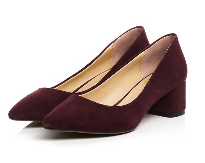 Pompes Vin L'intention Chaussures Rouge Talons Red Cow Us Populaire 8 oi02282 Leather Femmes 4 5 Black Belle Oi02281 Wine Noir Initiale oi02283 Taille 2018 Carrés Bout Pointu Femme qOPrIOw