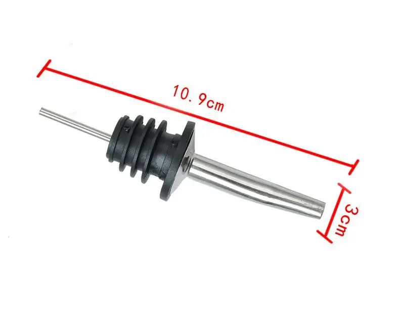 500 шт Нержавеющая сталь вина затычка для бутылок поставки бутылочный Носик Pourer SN955