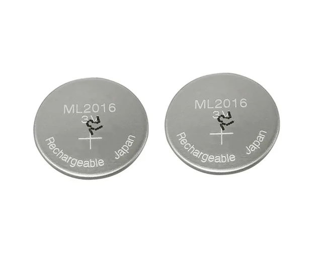 2 шт./лот ML2016 мл 3v литий-ионный аккумулятор литий-ионный Перезаряжаемые Монета Кнопка сотового телефона CMOS аккумулятор RTC батареи