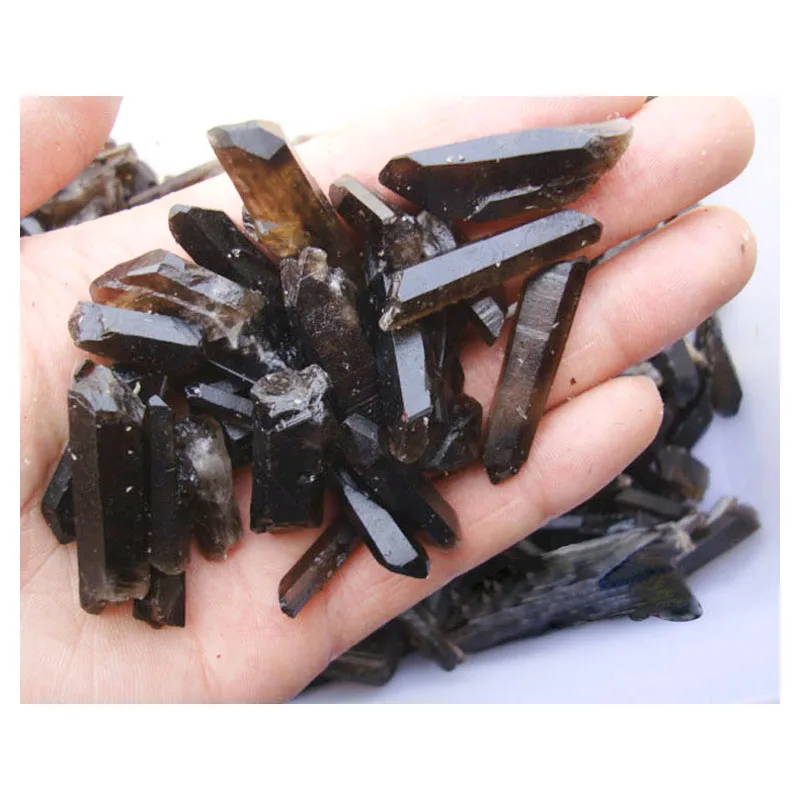 

100g Feng Shui Black Wands Healing Specimen Natural Stones And Minerals Quartz Crystals Home Decor Gift Drop Shipping